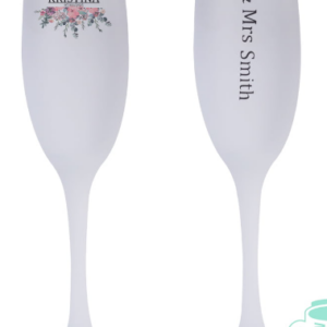 Champagne Flute Frosted Glass 6Oz